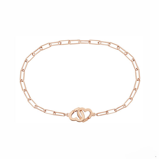 Double Coeurs R9 Rose Gold Bracelet image number 0